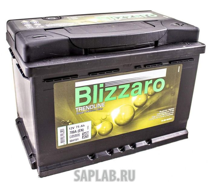 Купить BLIZZARO 75R700A Аккумулятор BLIZZARO TRENDLINE 75R 700A 278x175x190