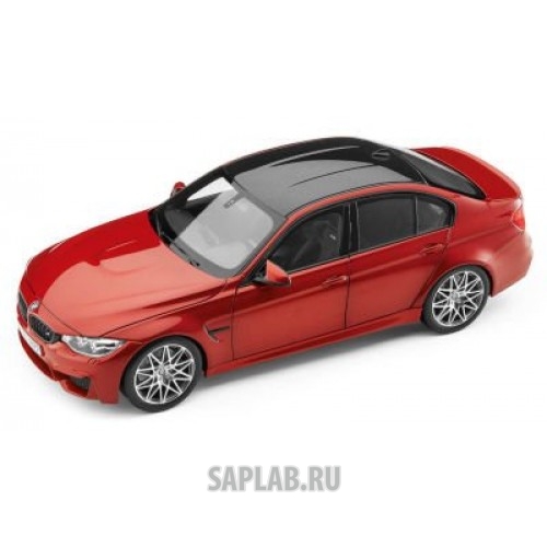 Купить BMW 80432411553 Модель автомобиля BMW M3 Competition (F80), Scale 1:18, Sakhir Orange, артикул 80432411553