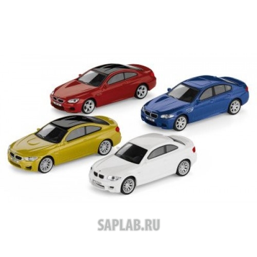 Купить BMW 80452365554 Коллекционный набор из 4-х моделей BMW M-серии, 1:64 scale, артикул 80452365554