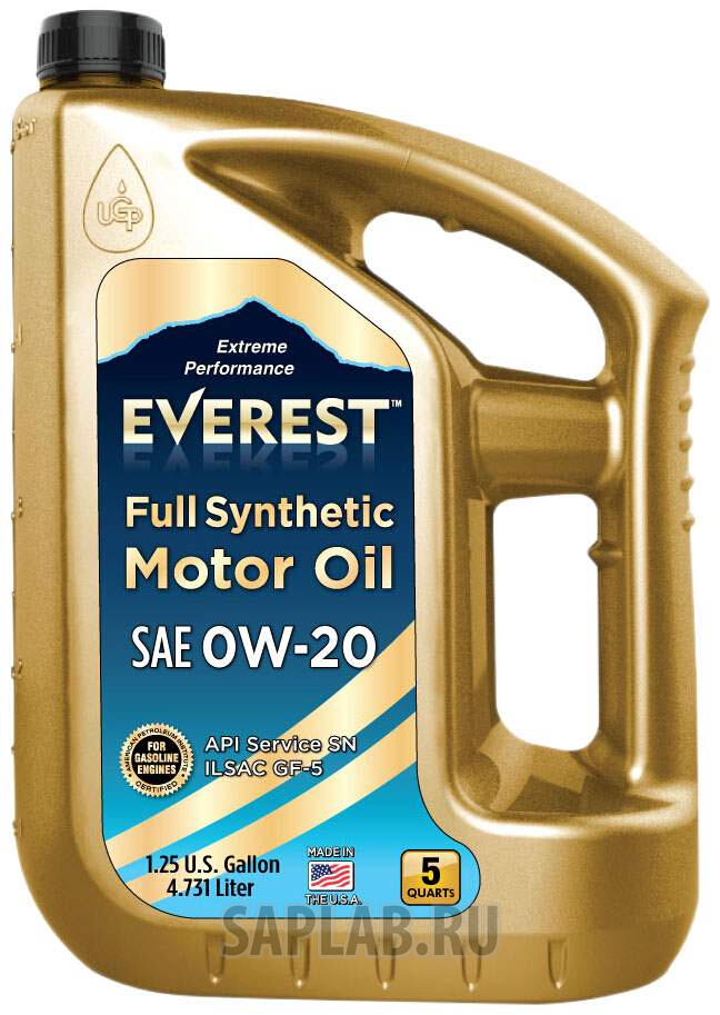Купить EVEREST FP02000EV05LFS Моторное масло Everest Full Synthetic 0W-20 5л