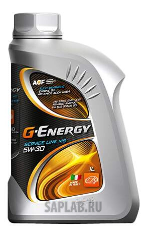 Купить GAZPROMNEFT 253140126 Моторное масло Gazpromneft G-Energy Service Line MS 5W-30 1л