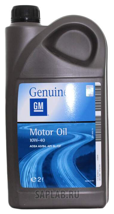 Купить GENERAL MOTORS 93165214 Моторное масло General Motors 10W-40 2л