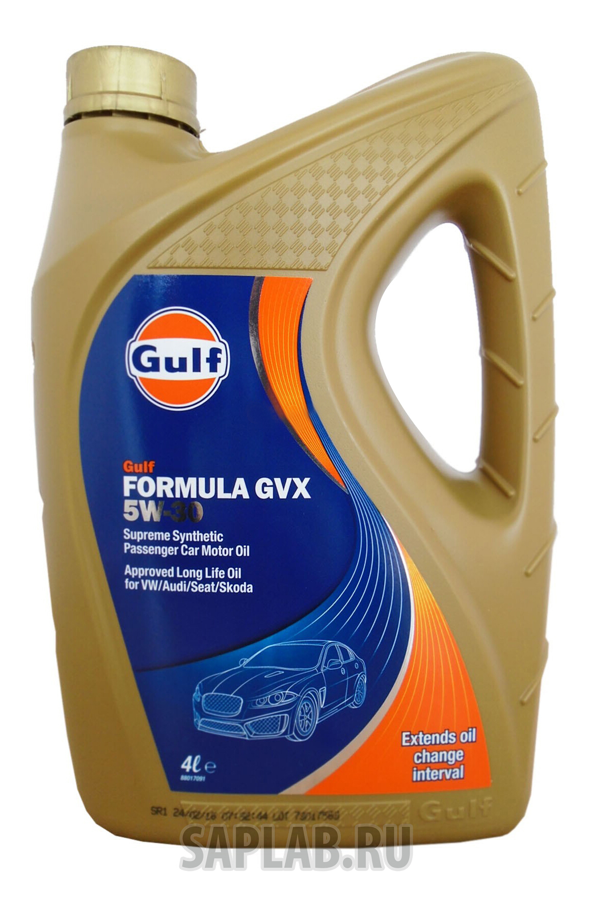Купить GULF 120108401659 Моторное масло Gulf Formula GVX 5W-30 4л