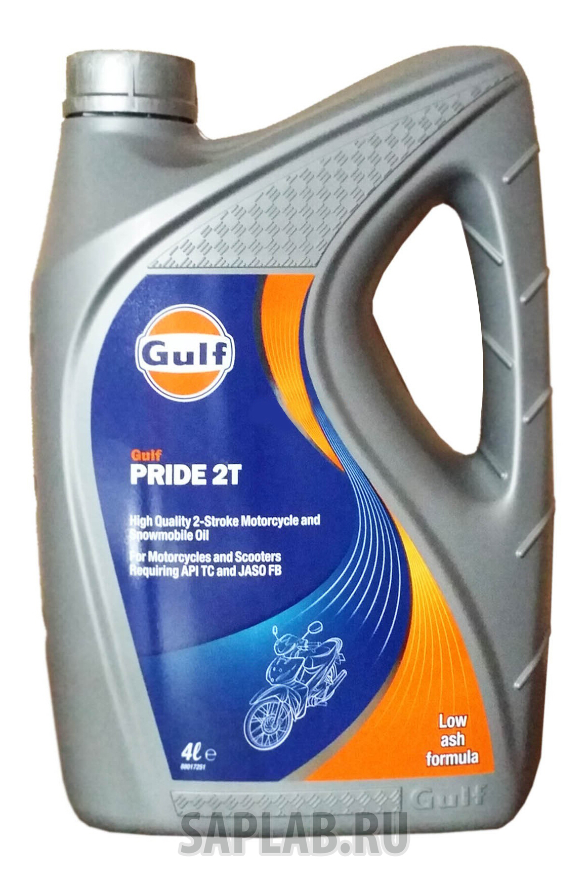 Купить GULF 120187001659 Моторное масло Gulf Pride 2T 10W-40 4л