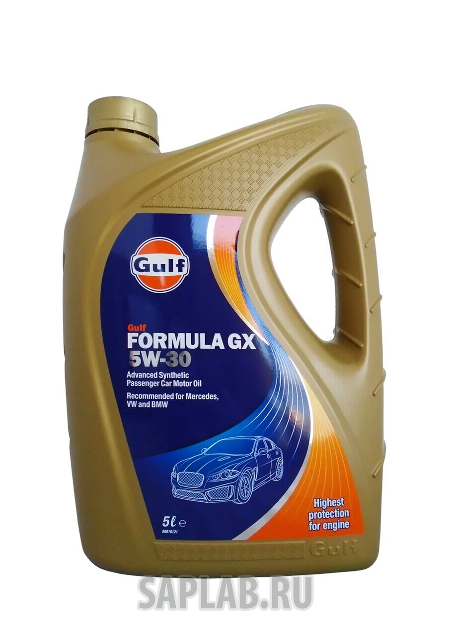 Купить GULF 130813201618 Моторное масло Gulf Formula GX SAE 5W-30 5л