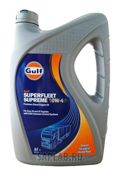 Купить GULF 153581GU01 Моторное масло Gulf Superfleet Supreme 10W-40 5л