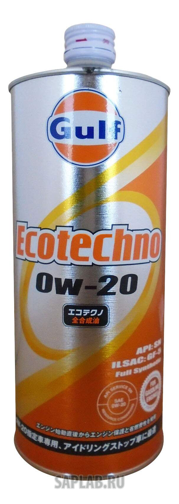 Купить GULF 4932492123010 Моторное масло Gulf Ecotechno GF-5 SN 0W-20 1л
