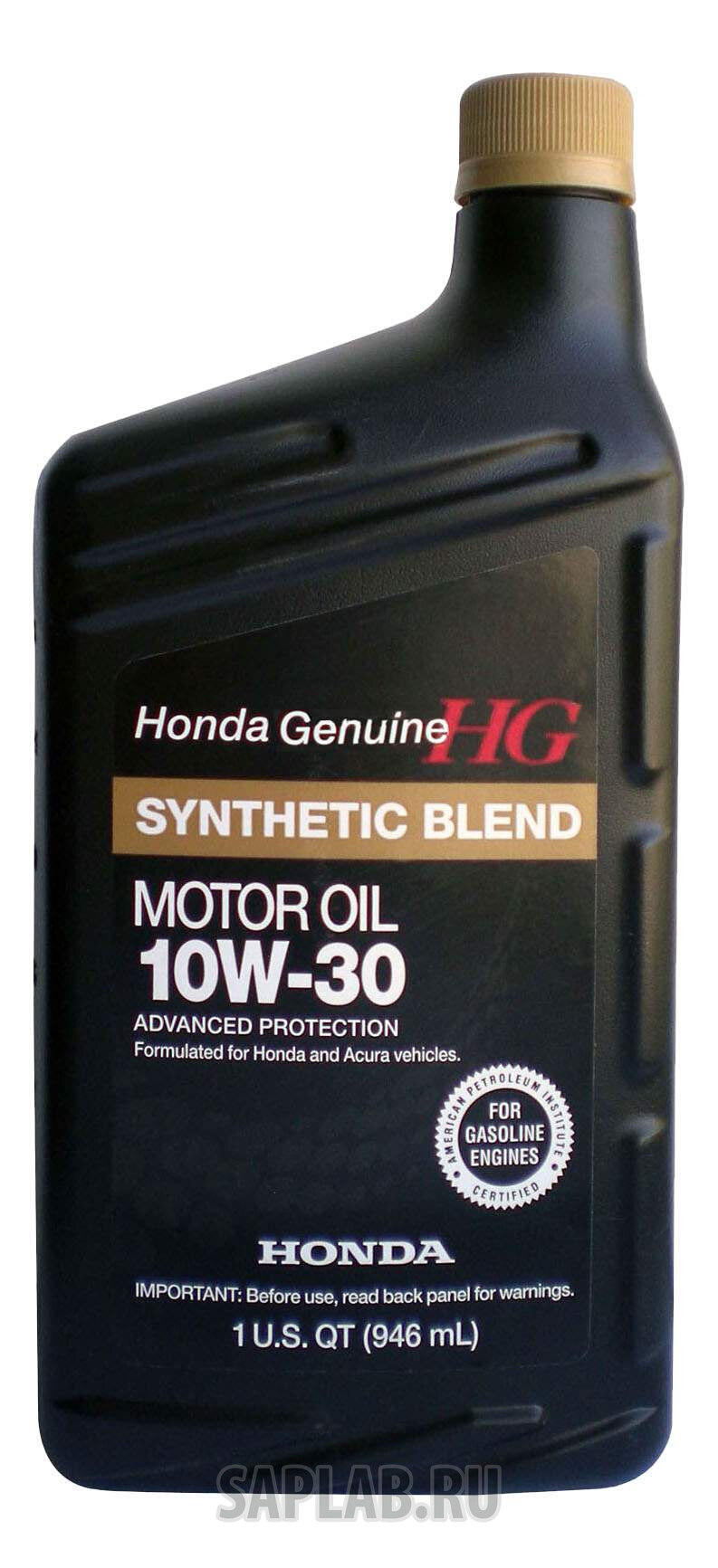 Купить HONDA 87989035 Моторное масло Honda Synthetic Blend 10W-30 0,946л