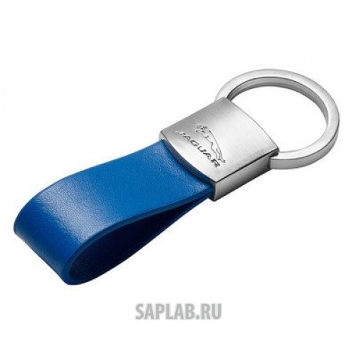 Купить Jaguar JKRALLKBL Брелок Jaguar Leather Loop Keyring Blue, артикул JKRALLKBL