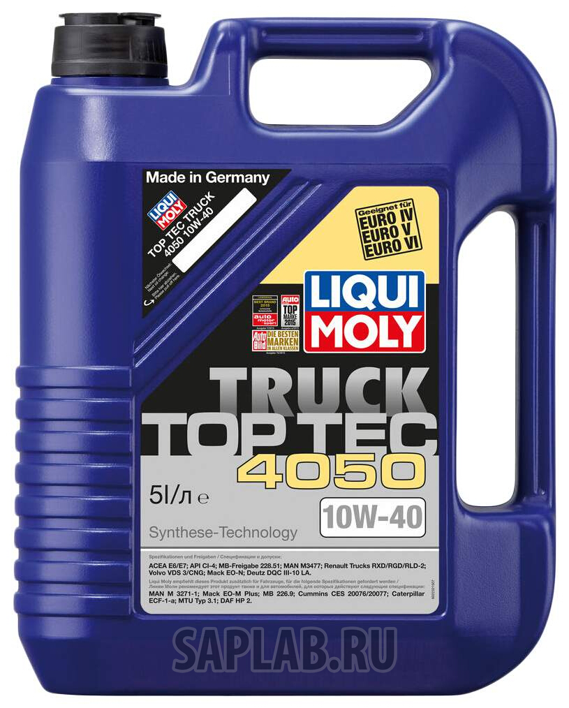 Купить LIQUI MOLY 2232 Моторное масло Liqui moly Top Tec Truck 4050 10W-40 5л