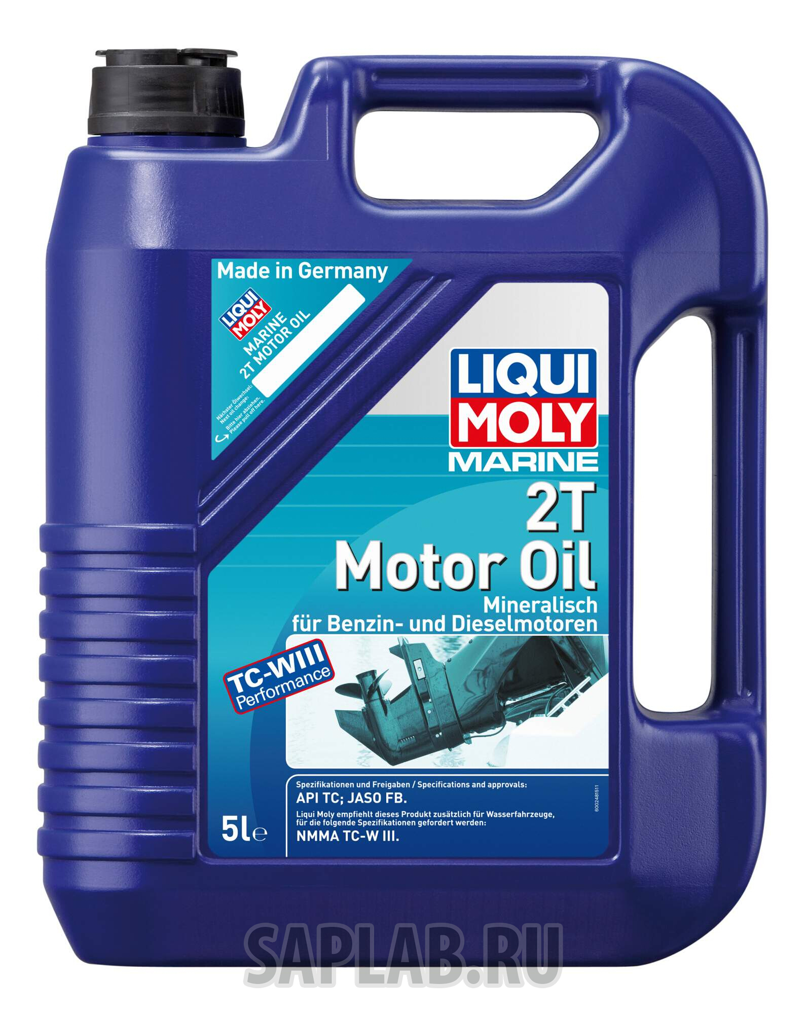 Купить LIQUI MOLY 25020 Моторное масло Liqui moly Marine 2T Motor Oil 10W-30 5л