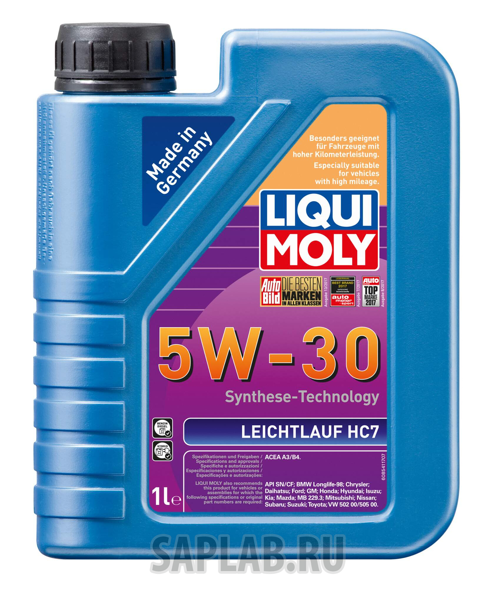 Купить LIQUI MOLY 8541 Масло моторное Liqui moly Leichtlauf HC7 5W-30 1л