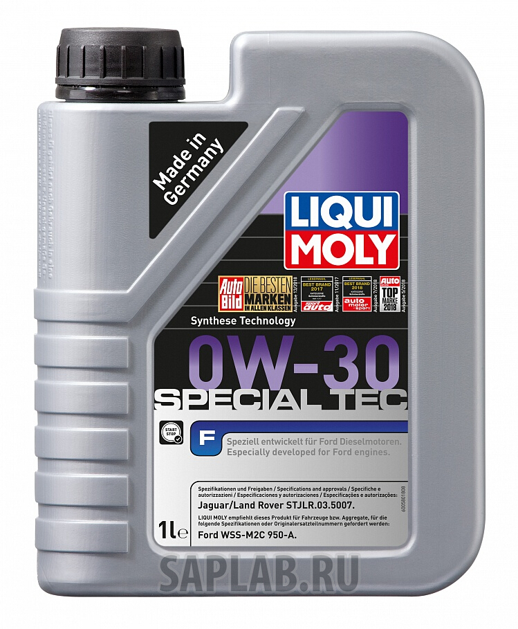 Купить LIQUI MOLY 8902 Масло моторное Liqui moly Special Tec F 0W-30 1л