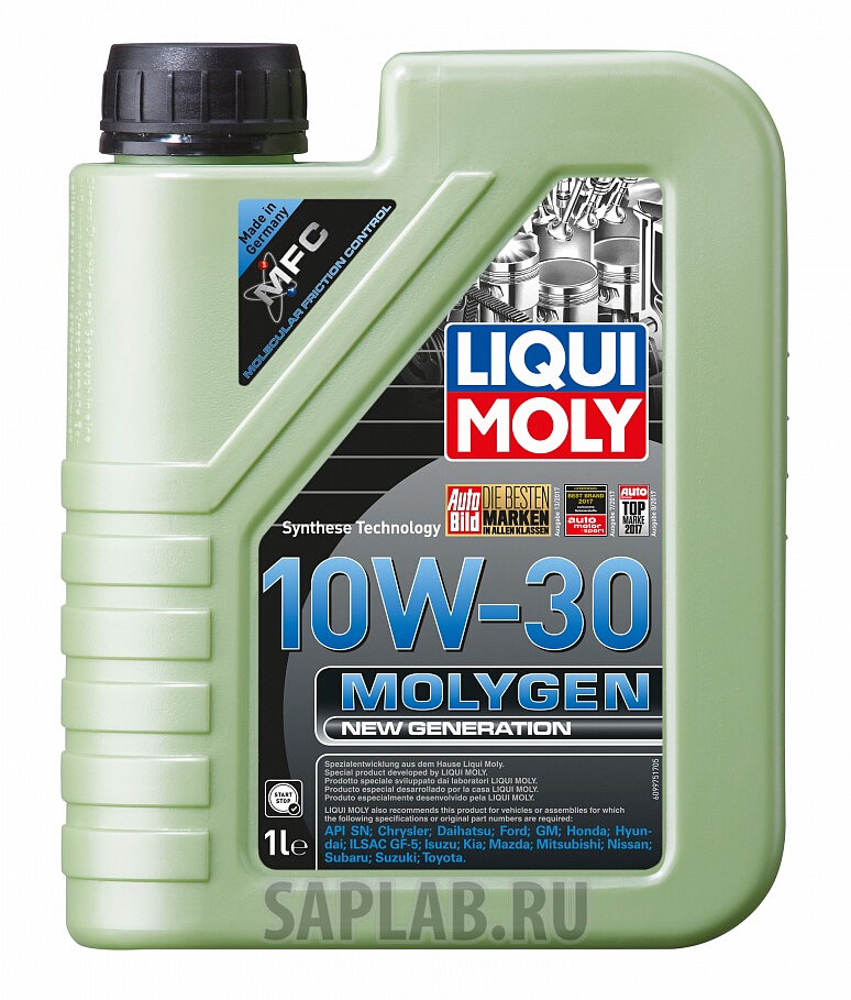 Купить LIQUI MOLY 9975 Масло моторное Liqui moly Molygen New Generation 10W-30 1л