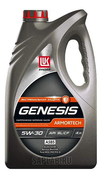 Купить LUKOIL 1538770 Моторное масло Lukoil Genesis Armortech 5W-30 4л