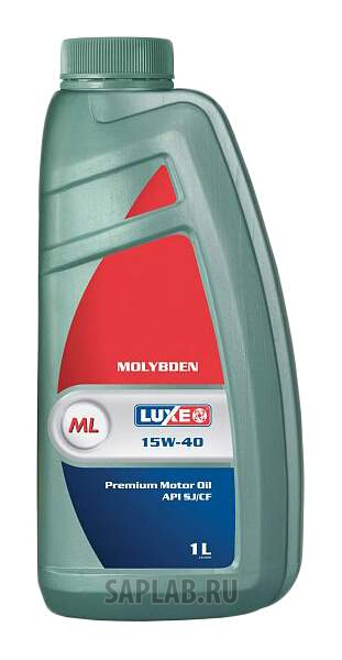 Купить LUXE 312 Моторное масло Luxe Molybden ML 15W-40 1л