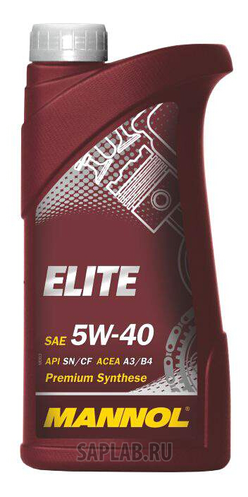 Купить MANNOL 1005 Моторное масло Mannol Elite Fully Synthetic Motor Oil 5W-40 1л