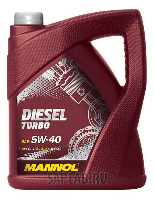 Купить MANNOL 1011 Моторное масло Mannol Diesel Turbo 5W-40 5л