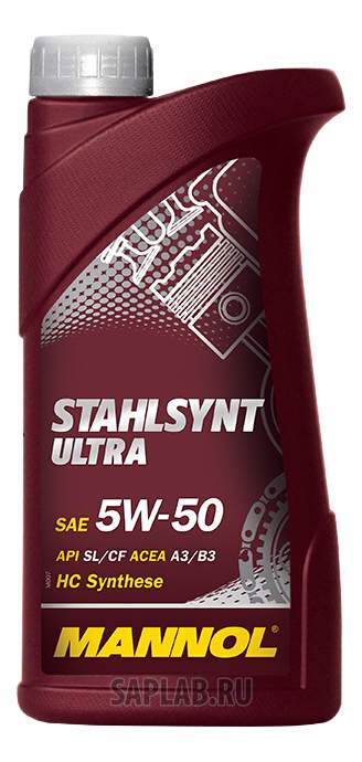 Купить MANNOL 1015 Моторное масло Mannol Stahlsynt Ultra 5W-50 1л