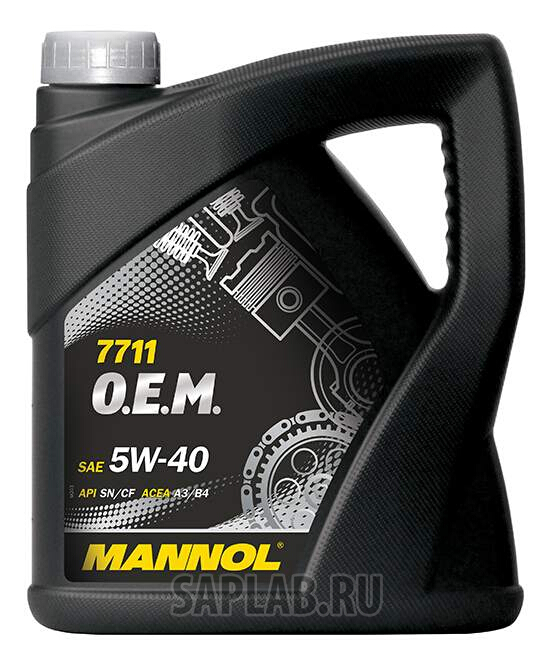 Купить MANNOL 1083 Моторное масло Mannol 7711 O.E.M. 5W-40 4л
