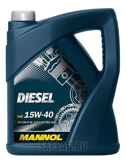 Купить MANNOL 1206 Моторное масло Mannol Diesel 15W-40 5л