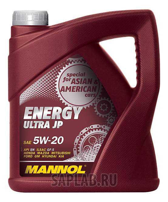 Купить MANNOL 4001 Моторное масло Mannol Ehergy Ultra JP 5W-20 4л