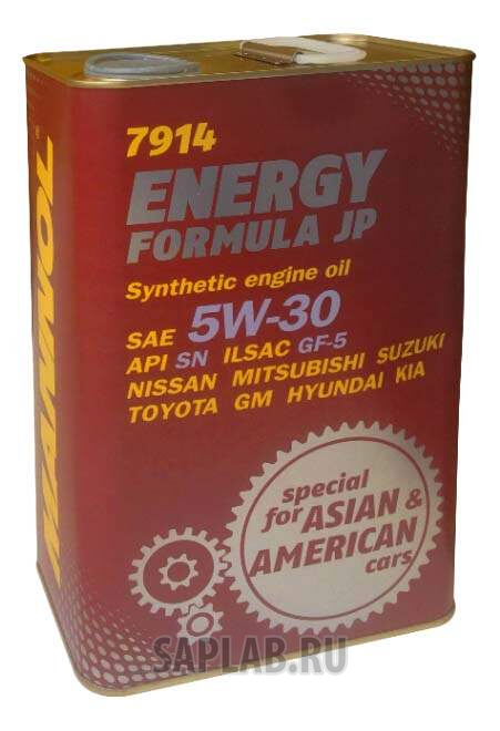 Купить MANNOL 4030 Моторное масло Mannol Energy Formula JP 5W-30 4л