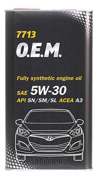 Купить MANNOL 4034 Моторное масло Mannol 7713 O.E.M. 5W-30 4л