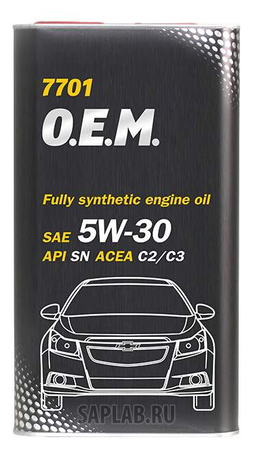 Купить MANNOL 4038 Моторное масло Mannol 7701 O.E.M. 5W-30 4л