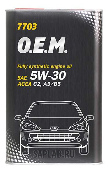 Купить MANNOL 4050 Моторное масло Mannol 7703 O.E.M. 5W-30 1л