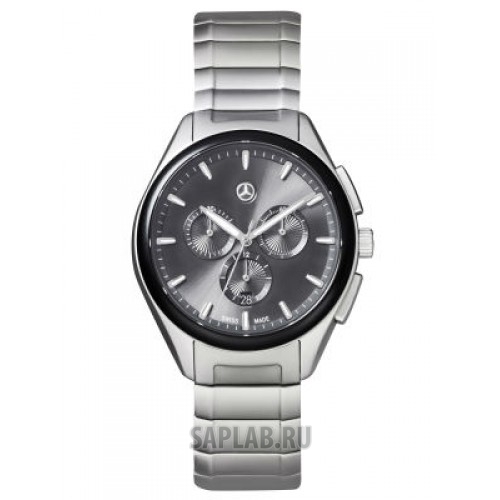 Купить MERCEDES B66953530 Мужские наручные часы хронограф Mercedes-Benz Men’s Chronograph Watch, Business, black / silver
