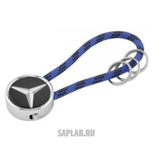 Купить MERCEDES B66956755 Брелок Mercedes-Benz Key Ring, Mumbai, Black/Silver/Blue
