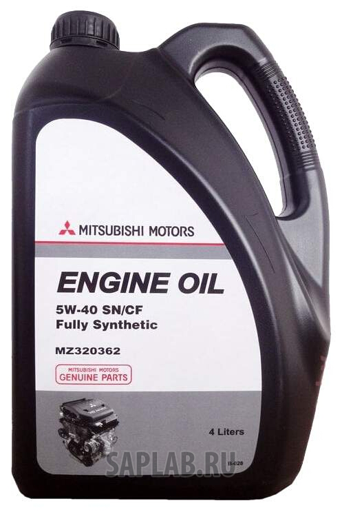 Купить MITSUBISHI MZ320362 Моторное масло Mitsubishi Engine Oil Fully Synthetic SN/CF 5W-40 4л