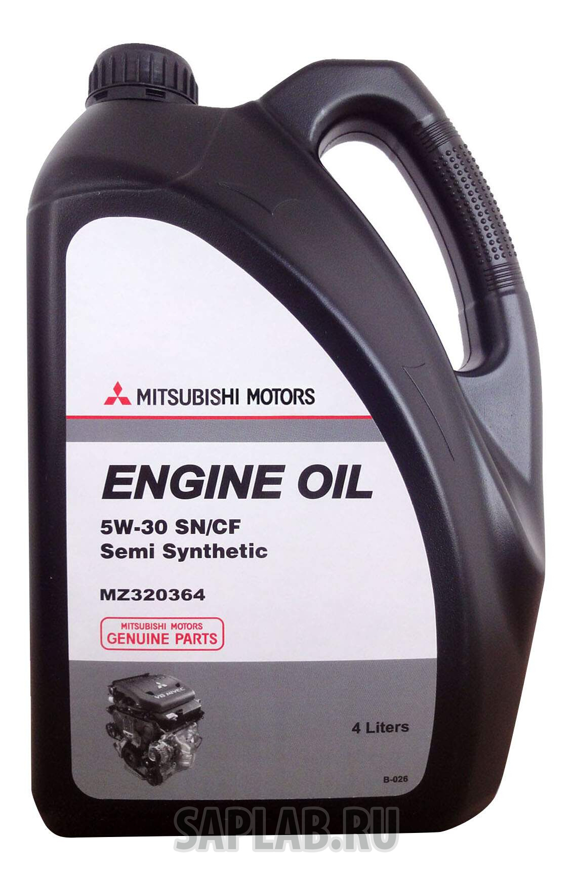 Купить MITSUBISHI MZ320364 Моторное масло Mitsubishi Engine Oil Semi-Synthetic 5W-30 4л
