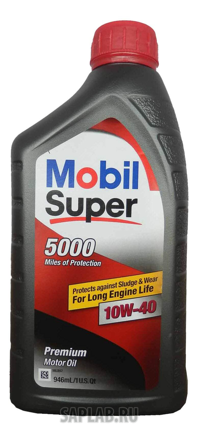 Купить MOBIL 112889 Моторное масло Mobil Super 5000 10W-40 0,946л