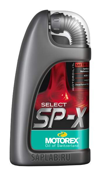 Купить MOTOREX 303298 Моторное масло Motorex Select SP-X 5W-40 1л