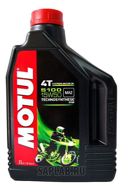 Купить MOTUL 104082 Моторное масло Motul 5100 4T 15W-50 2л