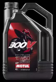 Купить MOTUL 104129 Моторное масло Motul 300V 4T Factory Line Road Racing 15W-50 4л