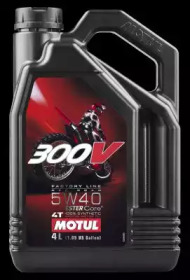 Купить MOTUL 104135 Моторное масло Motul 300V 4T Factory Line Off Road 5W-40 4л
