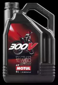 Купить MOTUL 104138 Моторное масло Motul 300V 4T Factory Line Off Road 15W-60 4л