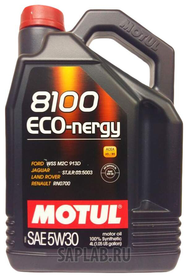 Купить MOTUL 104257 Моторное масло Motul 8100 Eco-nergy 5w-30 4л