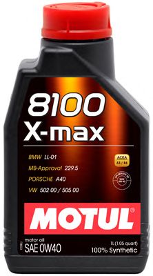 Купить MOTUL 104531 Моторное масло Motul 8100 X-max 0w-40 1л