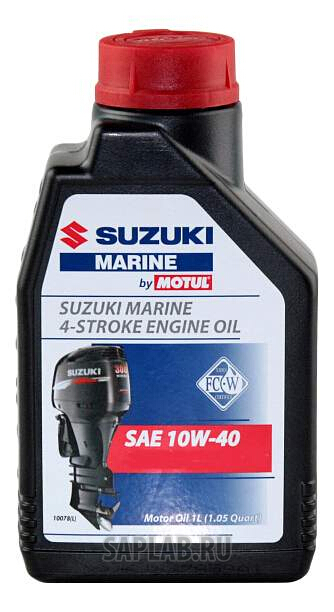Купить MOTUL 106103 Моторное масло Motul Suzuki Marine 4T Mineral 10W-40 1л