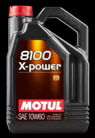 Купить MOTUL 106144 Моторное масло Motul 8100 X-Power 10w-60 5л