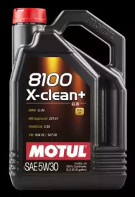 Купить MOTUL 106377 Моторное масло Motul 8100 X-clean + 5w-30 5л
