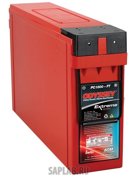 Купить ODYSSEY PC1800FT Аккумулятор Odyssey PC1800-FT 12В 214Ач 1300CCA 581x125x317 мм Обратная (-+)