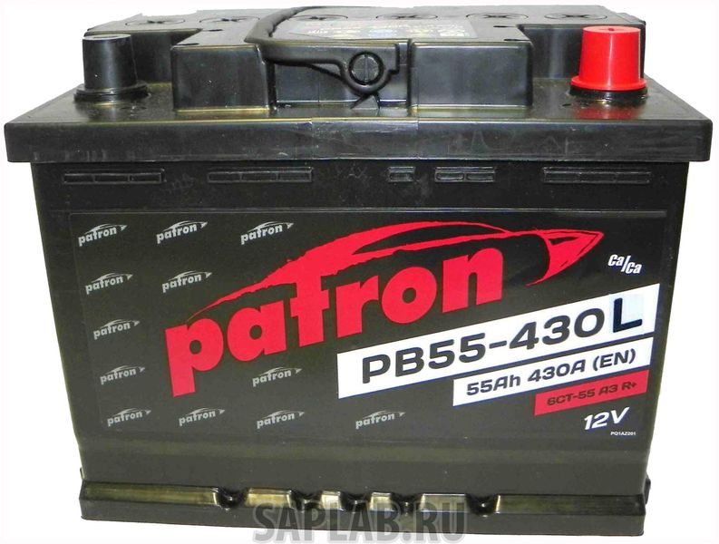 Купить PATRON PB55430L Аккумулятор автомобильный PATRON PB55430L 55 Ач
