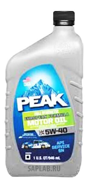Купить PEAK 7020028 Моторное масло Peak Full Synthetic Euro 5W-40 0,946л