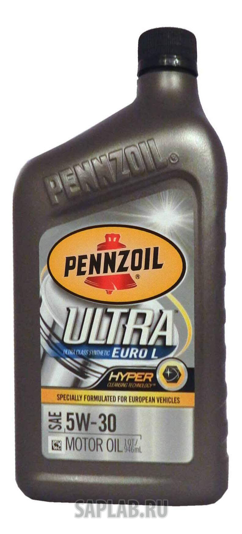 Купить PENNZOIL 550023013 Моторное масло Pennzoil Ultra Euro L SAE 5W-30 0,946л
