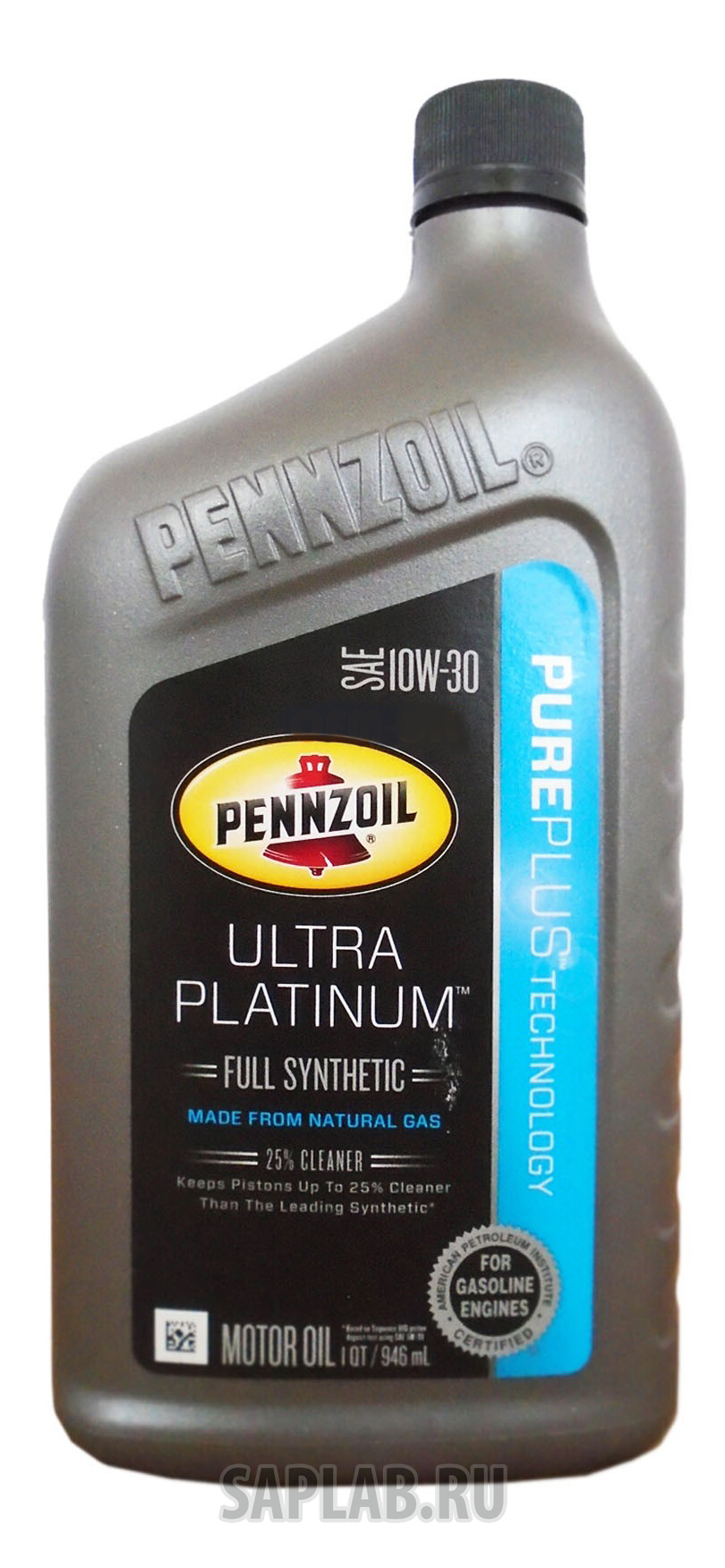 Купить PENNZOIL 550040853 Моторное масло Pennzoil Ultra Platinum 10w-30 0,946л